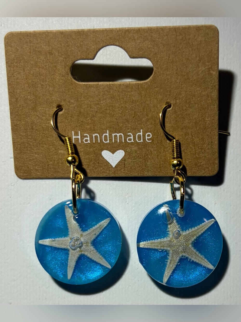 Blue Starfish Dangle Earrings - Kids Accessories
